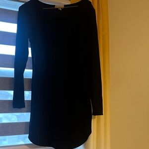 Derek Heart Black Long-Sleeve Shift Dress